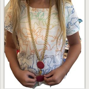 Mod hippie costume jewelry pink yellow gold‎